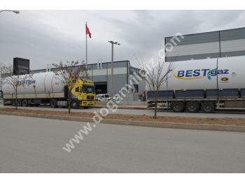 Cisterna semirremolque para transporte de gas DOĞAN YILDIZ 115 M3 LPG STORAGE TANK EN 13445: foto 1