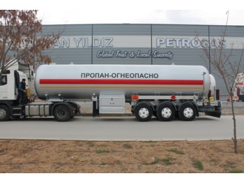 Cisterna semirremolque para transporte de gas DOĞAN YILDIZ 45 M3 SEMI TRAILER LPG TANL: foto 1