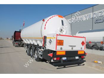 Cisterna semirremolque para transporte de gas DOĞAN YILDIZ 47 M3 LPG TANK TRAILER 12.220KG EMPTY WEIGHT: foto 1