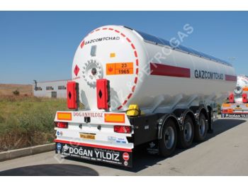 Cisterna semirremolque para transporte de gas nuevo DOĞAN YILDIZ 48 M3 SEMI TRAILER LPG TANK: foto 1