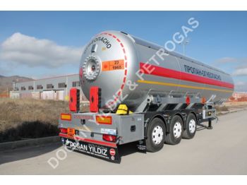 Cisterna semirremolque para transporte de gas nuevo DOĞAN YILDIZ 50 M3: foto 1