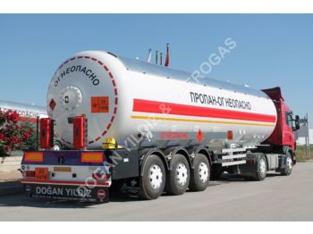 Cisterna semirremolque para transporte de gas nuevo DOĞAN YILDIZ 50 M3 SEMI TRAILER LPG TANK: foto 1