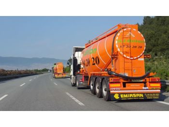 Cisterna semirremolque para transporte de cemento nuevo EMIRSAN Customized Cement Tanker Direct from Factory: foto 1
