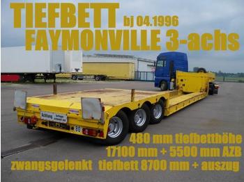 Góndola rebajadas semirremolque para transporte de equipos pesados Faymonville FAYMONVILLE TIEFBETTSATTEL 8700 mm + 5500 zwangs: foto 1