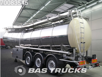 Cisterna semirremolque para transporte de alimentos Feldbinder 27.000 Ltr / 1 / Heizung Pumpe TBAN 27.3: foto 1