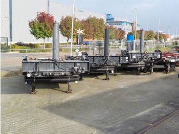 Portacontenedore/ Intercambiable semirremolque Feldbinder 3 x FFB 30 ft tipping chassis whit rotory valve: foto 1