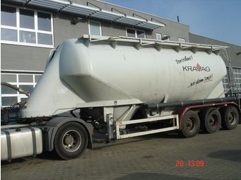 Cisterna semirremolque para transporte de materiales áridos Feldbinder Zementsilo: foto 1