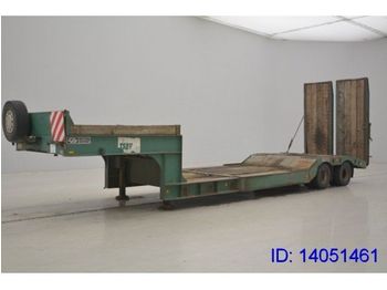 Góndola rebajadas semirremolque para transporte de equipos pesados GHEYSEN & VERPOORT LOW BED 2 AXLES: foto 1