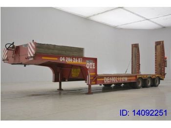 Góndola rebajadas semirremolque para transporte de equipos pesados GHEYSEN & VERPOORT LOW BED 3 AXLES: foto 1