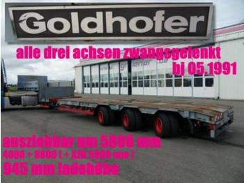 Goldhofer STZL3- 34/80 / ZWANGSGELENKT 3x / AZB 5800/ TÜV - Semirremolque