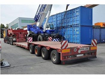 Góndola rebajadas semirremolque para transporte de equipos pesados Goldhofer STZ VL 4 35/80, Dolly SX2 39/80: foto 1