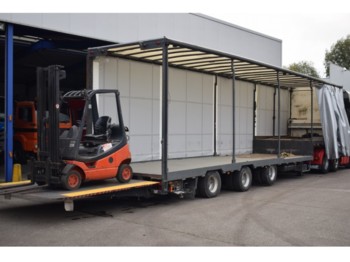 ESVE Forklift transport, 9000 kg lift, 2x Steering axel - Góndola rebajadas semirremolque