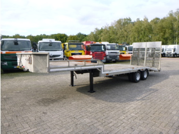 Veldhuizen Semi-lowbed trailer (light commercial) P37-2 + ramps + winch - Góndola rebajadas semirremolque