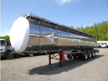 Cisterna semirremolque para transporte de substancias químicas L.A.G. Chemical tank inox 37.2 m3 / 4 comp: foto 1