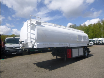 Cisterna semirremolque para transporte de combustible L.A.G. Fuel tank alu 21 m3 / 4 comp + dual counter: foto 1
