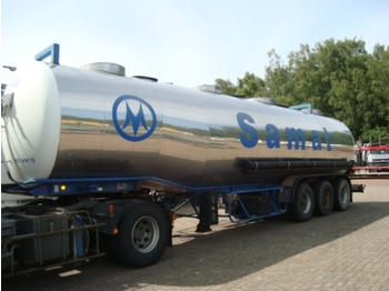 Cisterna semirremolque para transporte de substancias químicas MAISONNEUV L4BH Inox 36m3 / 4: foto 1