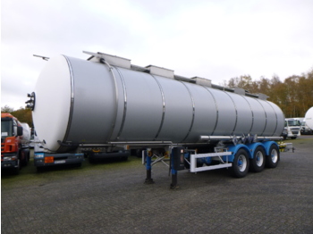 Cisterna semirremolque para transporte de substancias químicas Magyar Chemical tank inox 37.5 m3 / 1 comp: foto 1