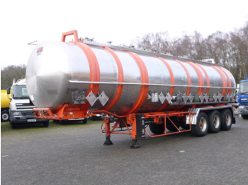 Cisterna semirremolque para transporte de substancias químicas Magyar Chemical tank inox 40 m3 / 6 comp: foto 1