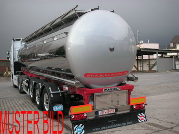 Cisterna semirremolque para transporte de leche nuevo Menci Santi ,Heizung,Druck 2,0Bar,ADR Klasse 3: foto 1