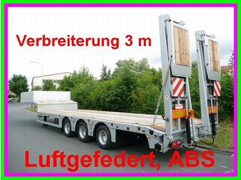 Góndola rebajadas semirremolque para transporte de equipos pesados Möslein 3 Achs Satteltieflader, Luftgefedert: foto 1