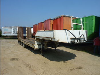 Góndola rebajadas semirremolque para transporte de equipos pesados NICOLAS 3 Achsen Blattfederung: foto 1