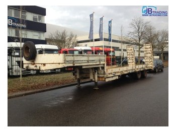 Góndola rebajadas semirremolque para transporte de equipos pesados Nicolas dieplader Steel suspension: foto 1