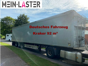 Kraker CF 200 86 m³ Liftachse TÜV 5-21 Deutsches Fzg  - Piso movil semirremolque