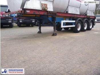 ASCA 3-axle tank container trailer 20-30 ft ADR - Portacontenedore/ Intercambiable semirremolque