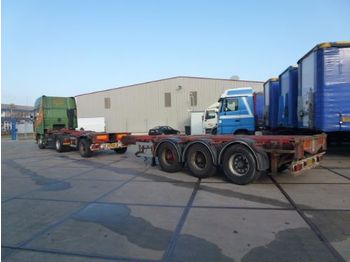 D-TEC 4-as combi trailer - 47.000 Kg - - Portacontenedore/ Intercambiable semirremolque