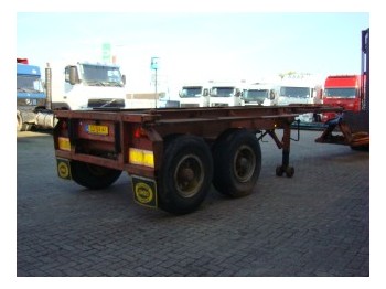 Netam-Freuhauf open 20 ft container chassis - Portacontenedore/ Intercambiable semirremolque