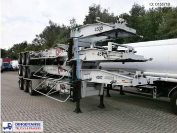 Titan Tank container trailer 20 ft. (3 units € 8000) - Portacontenedore/ Intercambiable semirremolque