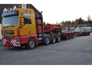Góndola rebajadas semirremolque para transporte de equipos pesados Scheuerle EURO COMBI 3 + 4: foto 1