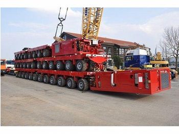 Góndola rebajadas semirremolque para transporte de equipos pesados Scheuerle SPMT 4 achsig: foto 1