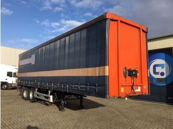 Pacton 2-assige schuifzeilen trailer Stuuras- Liftas-Laadklep 2.000 kg - Semirremolque lona