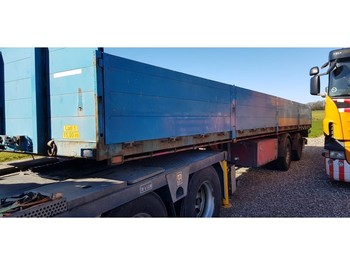 Dapa 2 akslet trailer 11,00 meter til krantrækker - Semirremolque plataforma/ Caja abierta