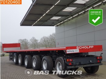 ES-GE 6-Axle Ballast trailer 85.000 GVW 5x Lenkachse 2x Liftachse Hardholz-Boden - Semirremolque plataforma/ Caja abierta