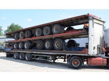 VIBERTI 5 x semi-trailers - NEW PACKAGE JUST READY - Semirremolque plataforma/ Caja abierta
