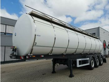Cisterna semirremolque para transporte de alimentos Sommer Alkom / 3 Kammern / Isoliert / Alufelgen: foto 1