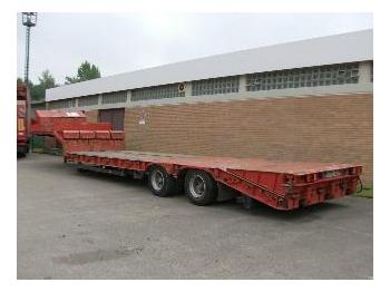 Góndola rebajadas semirremolque para transporte de equipos pesados TRAX 2-Achs-Satteltieflader - Keilrampen: foto 1