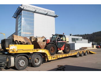 Góndola rebajadas semirremolque para transporte de equipos pesados TRAX S533 **Nachlaufachse/Blatt - Luftfederung**: foto 1