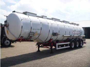 Cisterna semirremolque para transporte de substancias químicas Van Hool Chemical tank inox 36.5 m3 / 4 comp.: foto 1