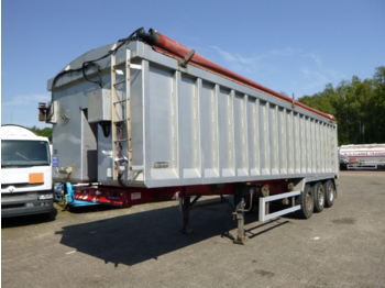 Dennison Tipper trailer alu 46.5m3 + tarpaulin - Volquete semirremolque