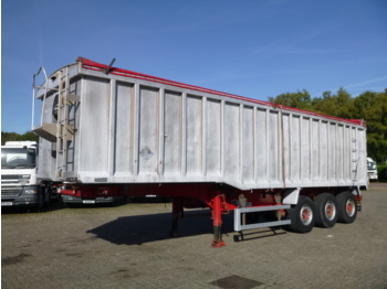 Wilcox Tipper trailer alu 49 m3 + tarpaulin - Volquete semirremolque