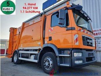 Camión de basura para transporte de basura MAN TGM 15.250 Schörling 9m³ + Zöller 1.1*94277KM*: foto 1