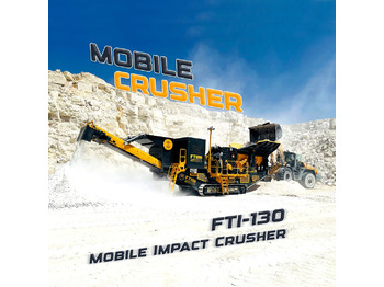 FABO FTI-130 MOBILE IMPACT CRUSHER 400-500 TPH | AVAILABLE IN STOCK - Trituradora móvil: foto 1